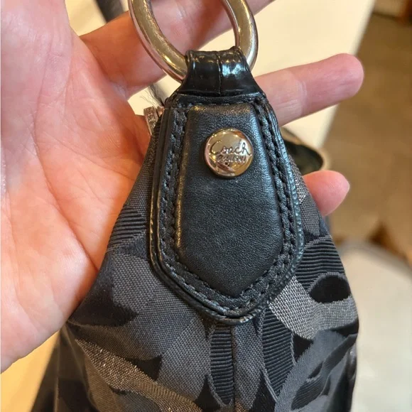 Coach Black and Silver Women's Bag - Picture 8 of 9